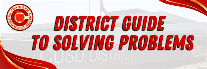 District Guide to Solving Problems Header