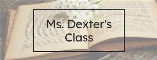 Ms. Dexter's Class Website Header