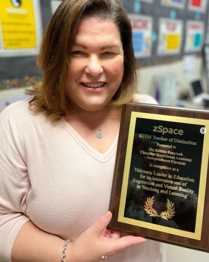  zSpace Teacher of Distinction Award