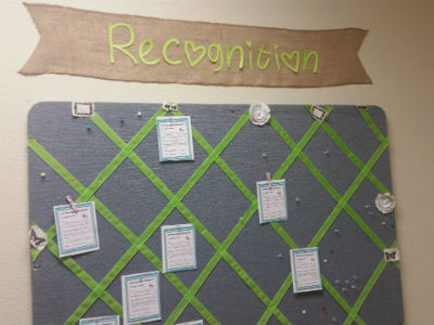 Staff Recognition Board