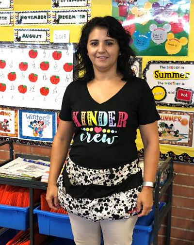 Galveston kindergarten teacher Denise Castillo