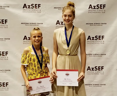 Willis Junior High AzSEF Winners