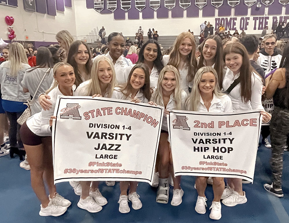 Cheer and Pom State Champs