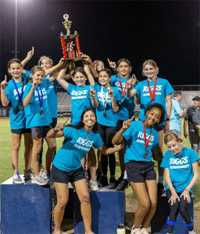 Girls Elementary Track Meet Winners