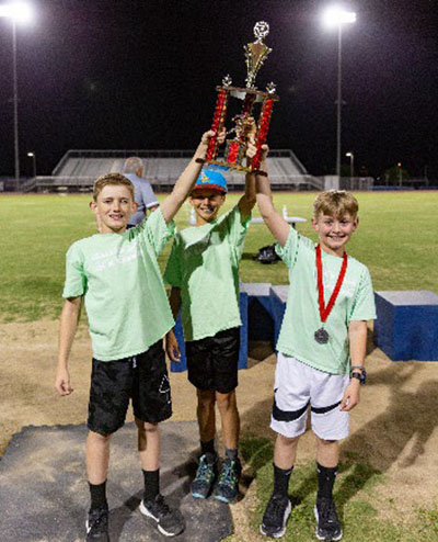 Boys Elementary Track Meet Winners