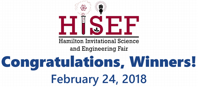 Congratulations, HISEF Winners! 