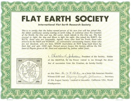 Flat Earth Society 