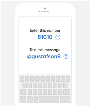 Text @gustafson8 to 81010 