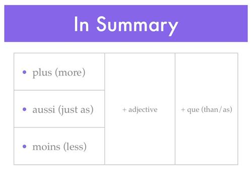 Comparative 