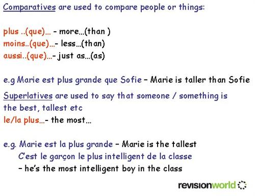 Comparative & Superlative 