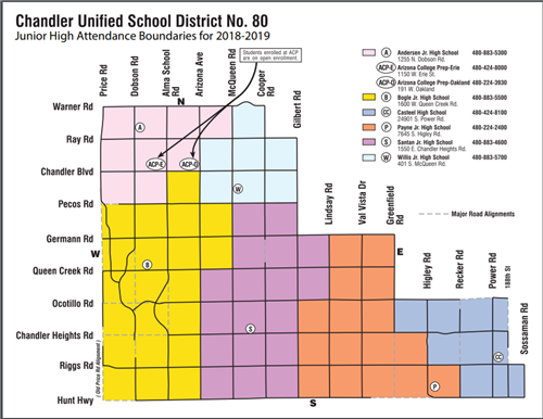 Jr High Boundary Map 2018 2018 