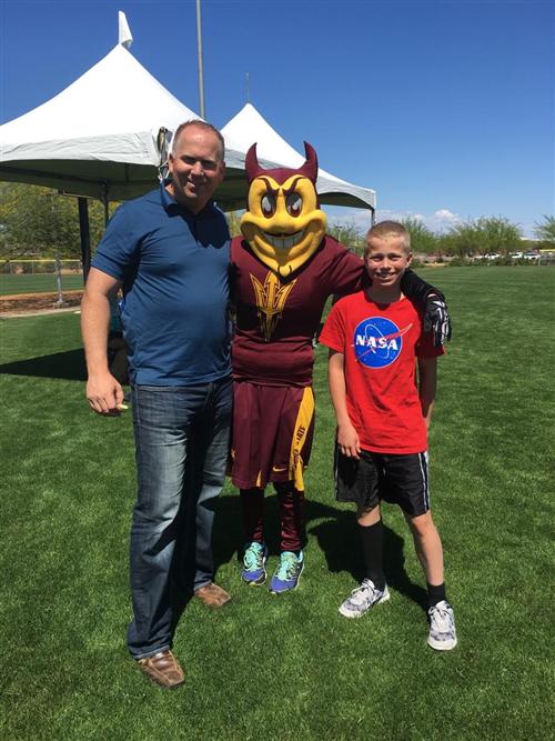 Dad, Sun Devil & Ryder 