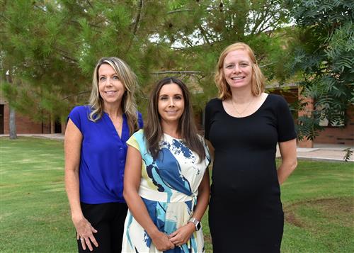 Mrs. Kilber, Mrs. Pope and Mrs. Hartman