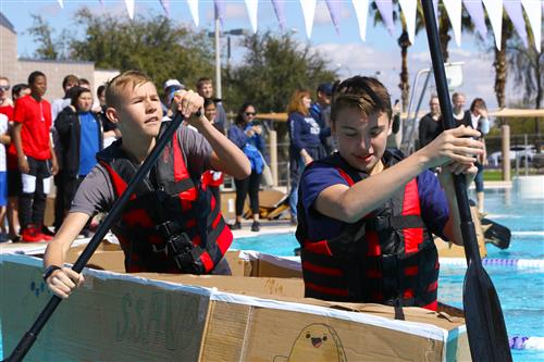 Cardboard Boat Race 