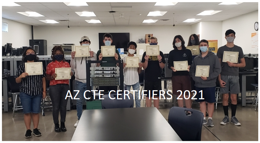 ADE CTE Completers Group of students