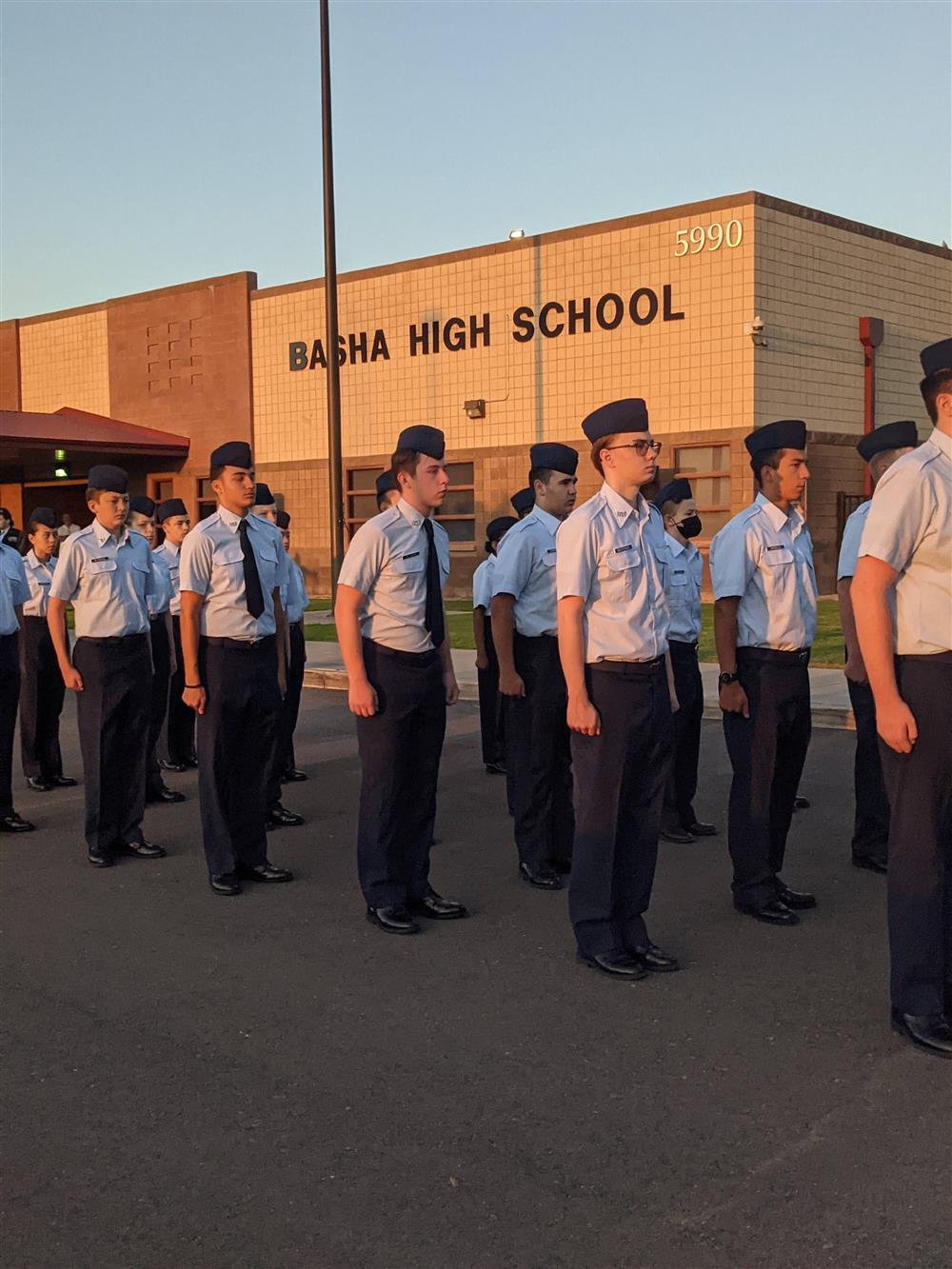 Basha High Flag Raising