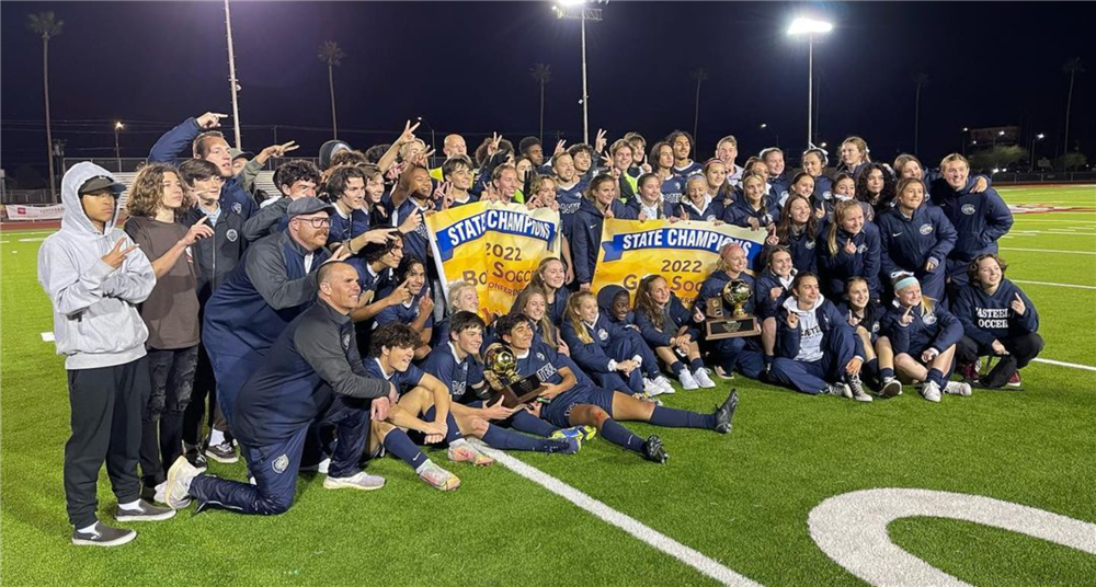 Boys Soccer State Champions - February 2022