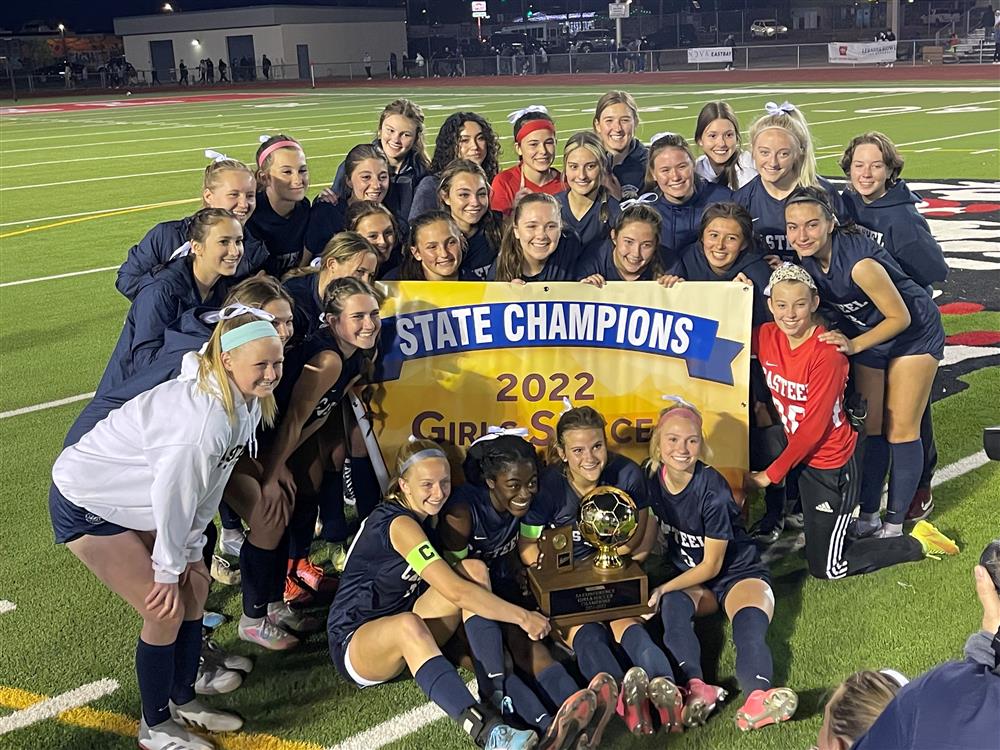 Girls Soccer State Champions - February 2022