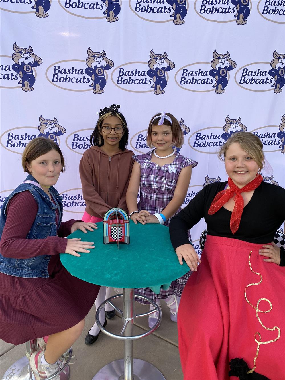 Sock Hop at Basha Elementary - February 2022