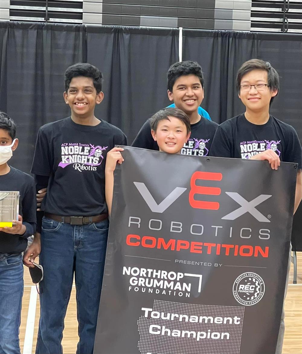 VEX Robotics State Champions - March 2022