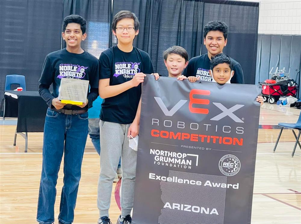 VEX Robotics State Champions - March 2022