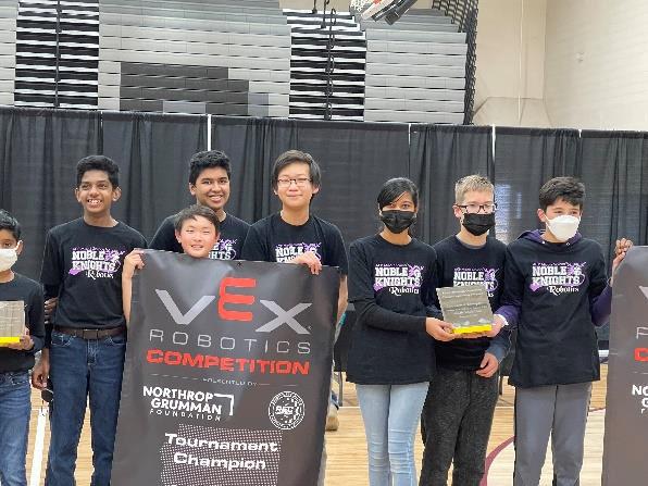 VEX Robotics State Champions - March 2022