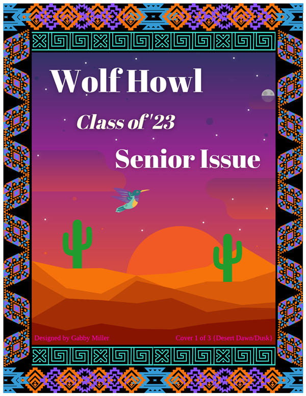 Cover of Winter Issue Wolf Howl 2022-2023