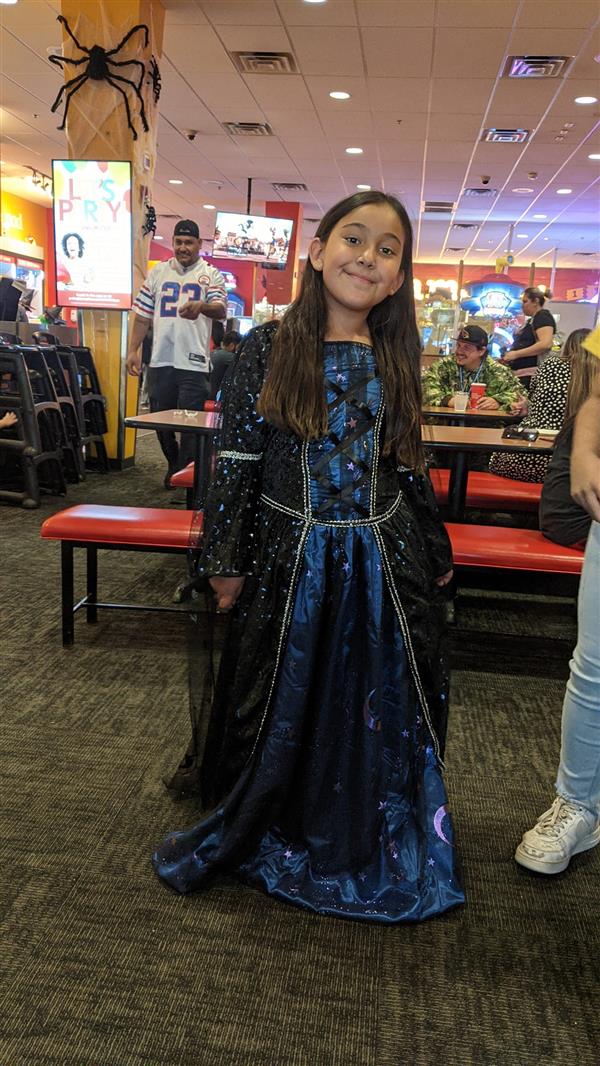 Students celebrate Halloween at Peter Piper Pizza. 