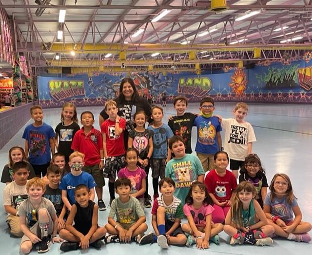 Second Grade Skateland Field Trip - November 2022