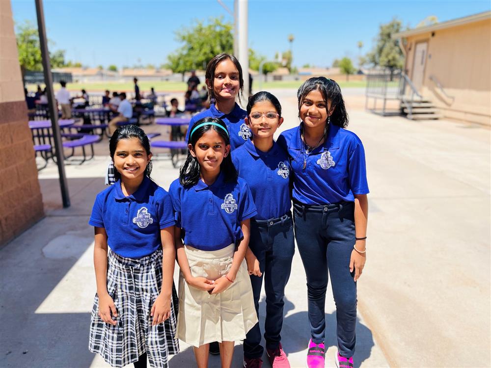 Students at Arizona College Prep Middle School