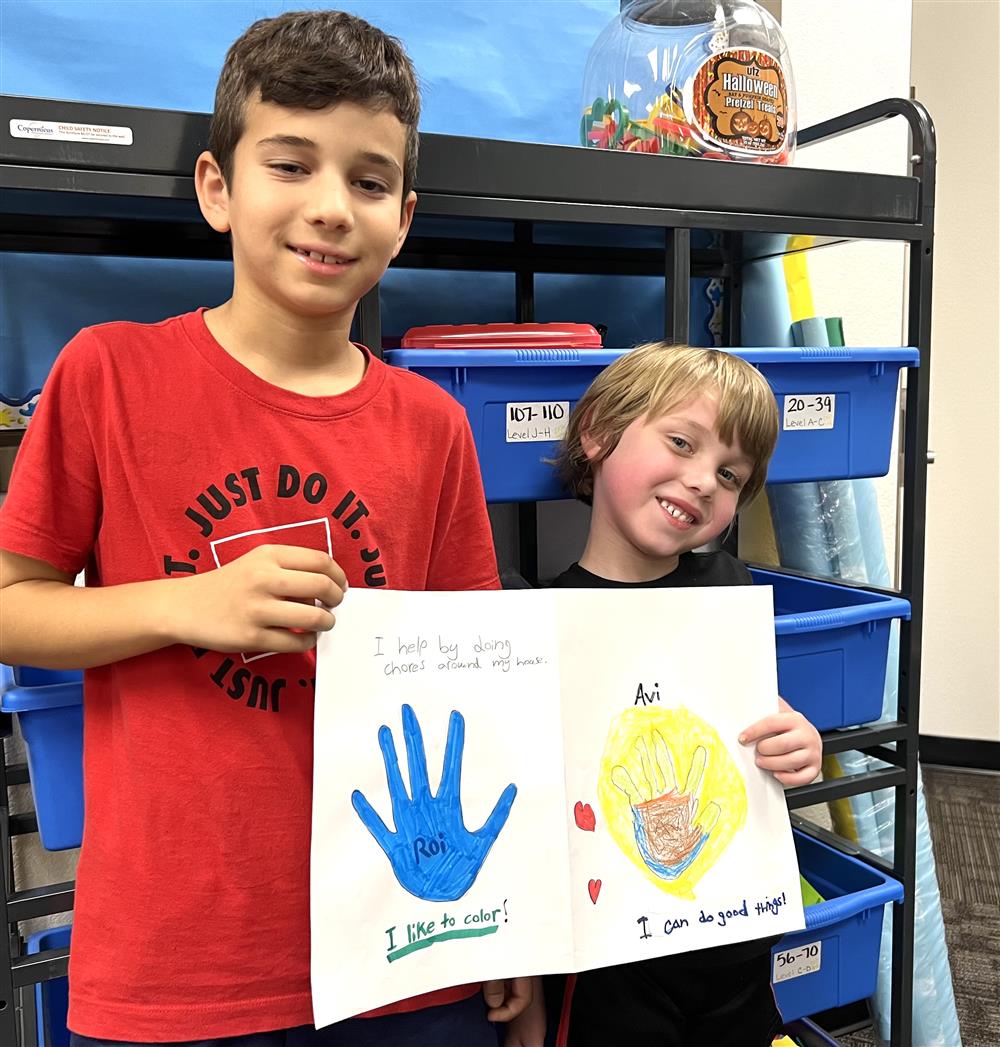 Jacobson Jets buddies CREATE and INSPIRE each other