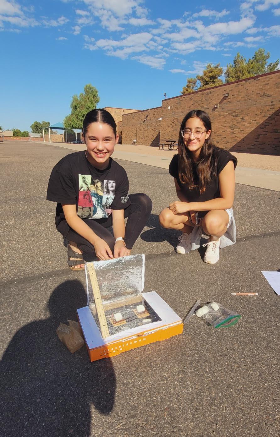 Students Making Solar Ovens