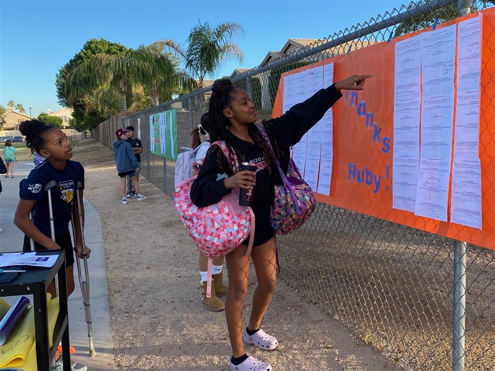 Basha Elementary - Ruby Bridges Walk to School 2023